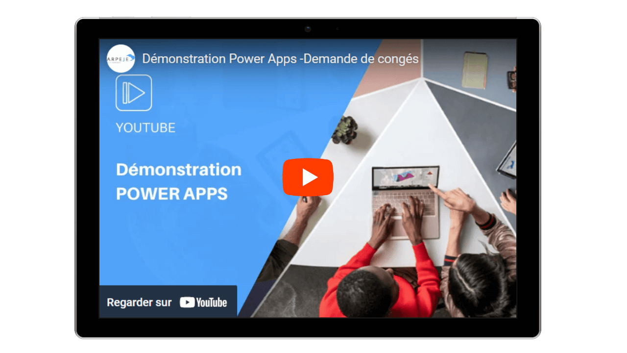 Vidéo power apps ApreJe