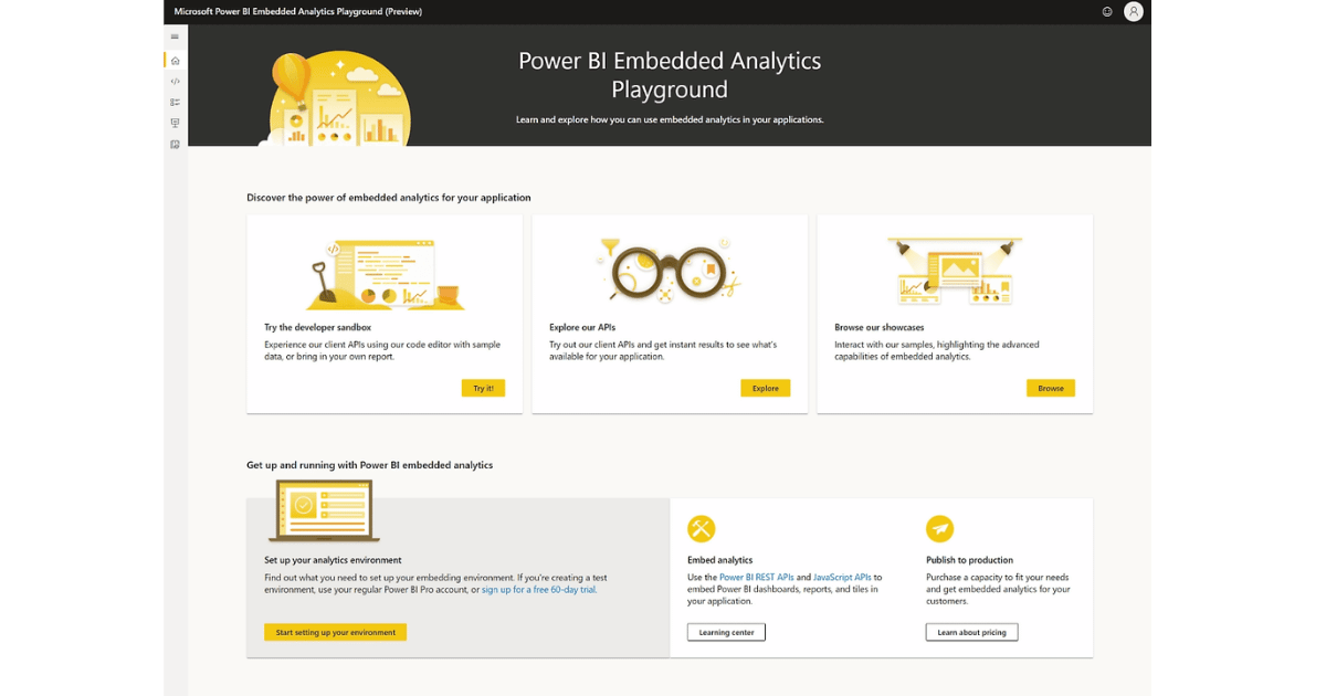 Comprendre et utiliser Power BI Embedded